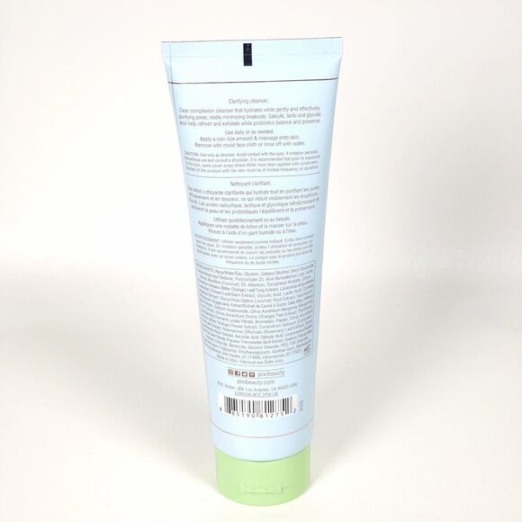 2 Pixi Skintreats Clarity Cleanser Salicylic Acid & Probiotics 4.6 Fl Oz NEW - Picture 3 of 3